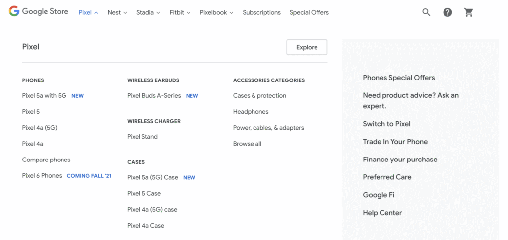 Make your ecommerce site navigation Google crawler friendly