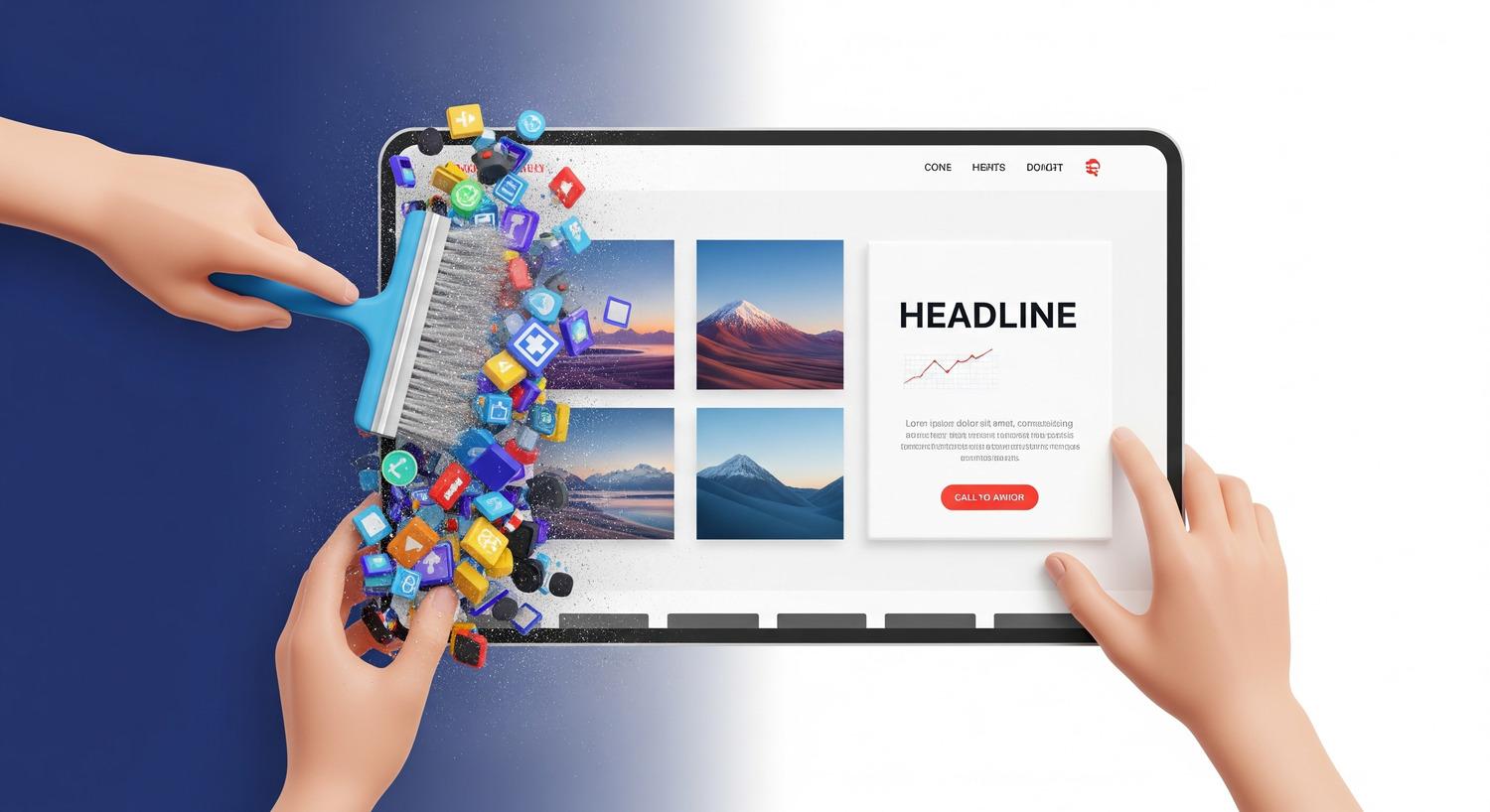 Is Your Homepage a Mess How to Declutter and Boost Your ROI