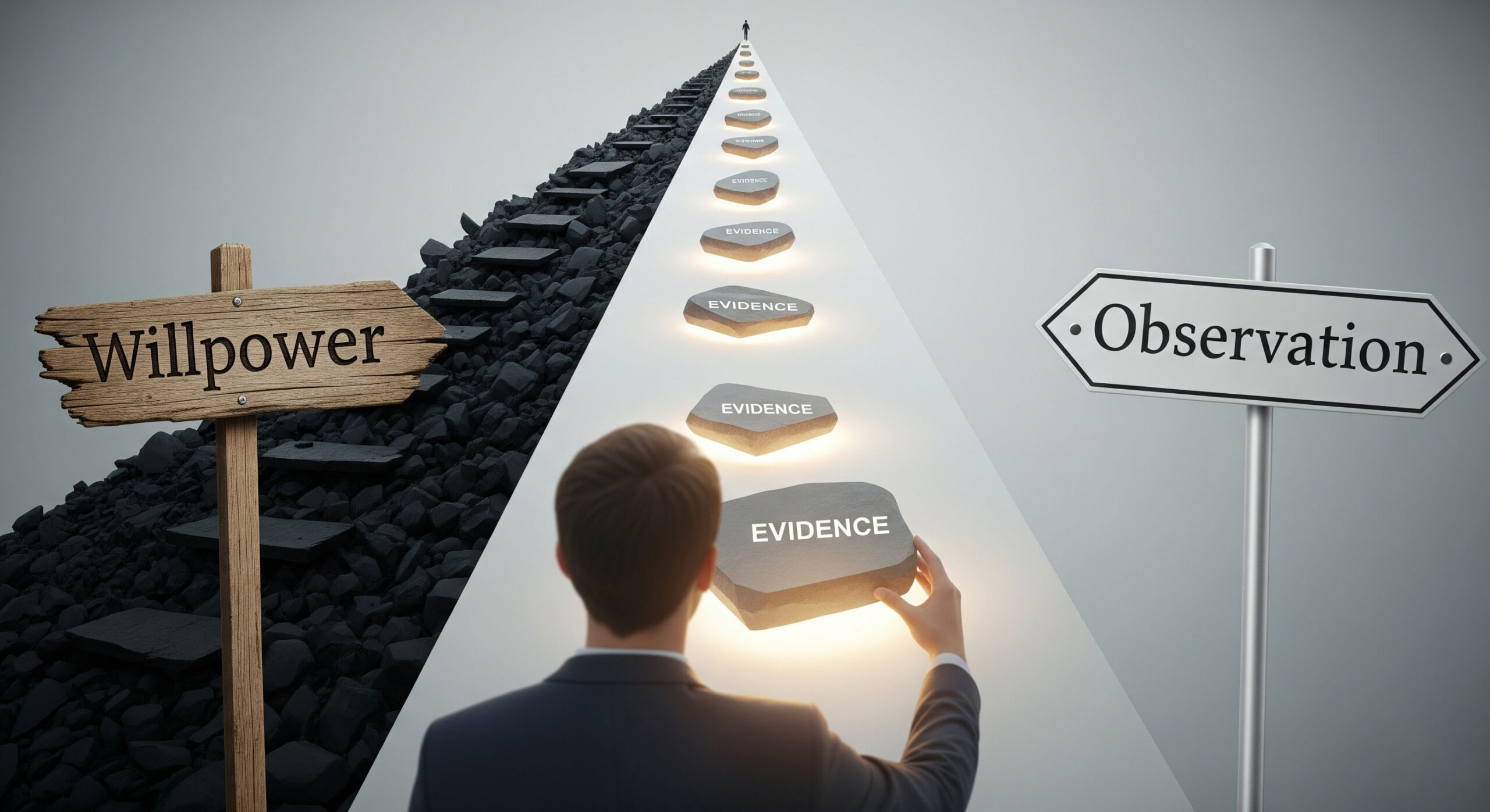 Go Beyond Willpower by Using Observational Evidence to Build a New Identity