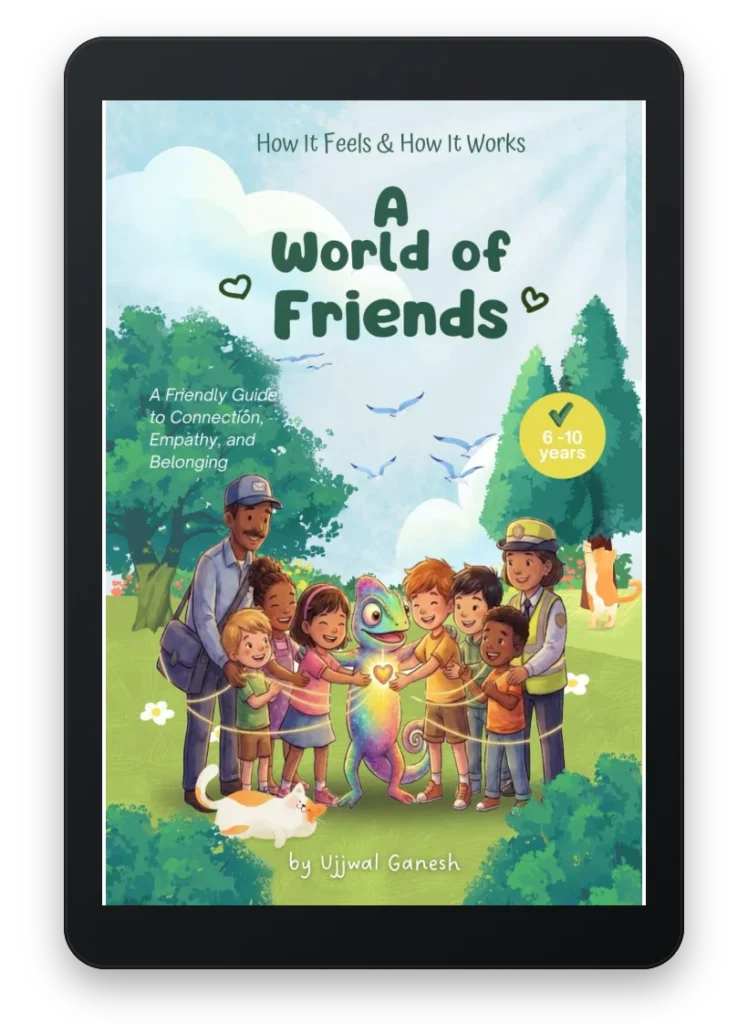 A World of Friends on a Kindle e-reader