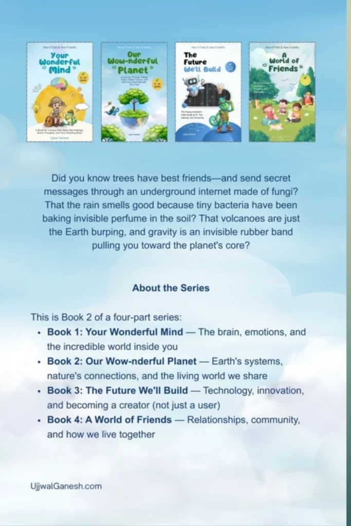 Back cover of Our Wow-nderful Planet