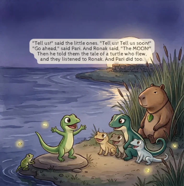 Page from Pause & Ponder: Ronak finally shares the answer while everyone listens
