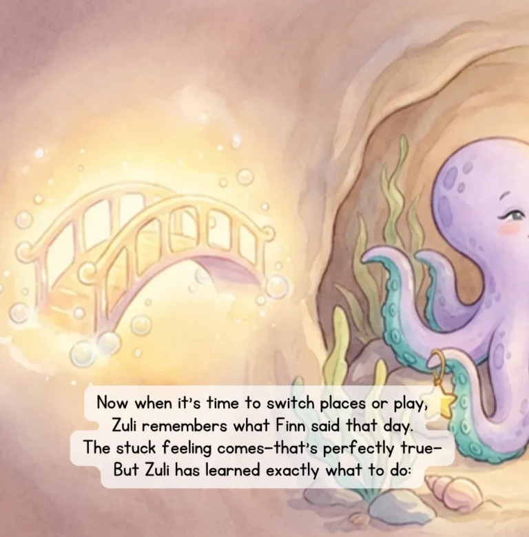 Page from Switch & Settle: Zuli remembers the bridge whenever it is time to switch