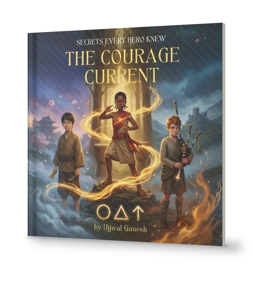 The Courage Current by Ujjwal Ganesh, paperback book